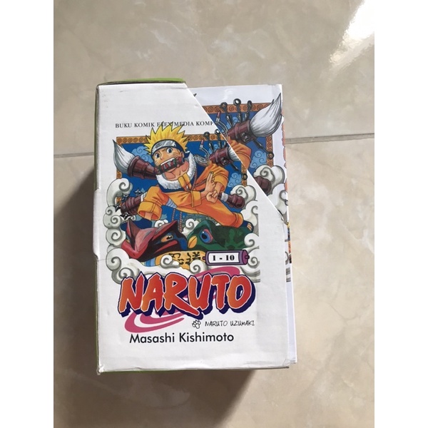 BOXSET KOMIK NARUTO 1-10
