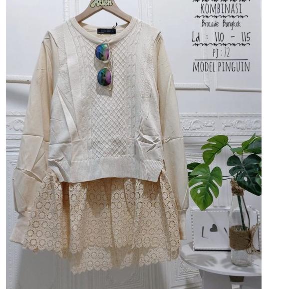 Harga Murah.. Rajut Zara Mix Brukat by Zara Woman