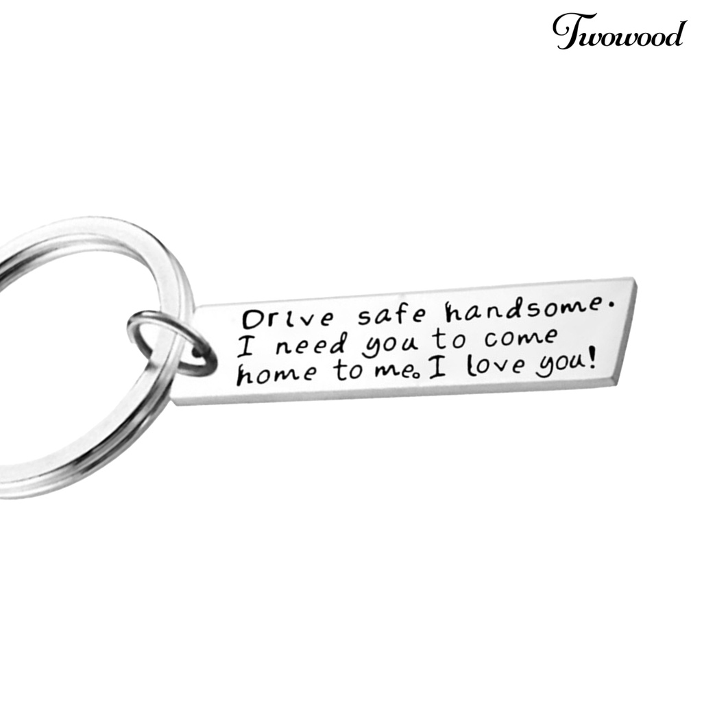 Gantungan Kunci Bahan Stainless Steel Anti Karat Tahan Lama Untuk Hadiah Ulang Tahun