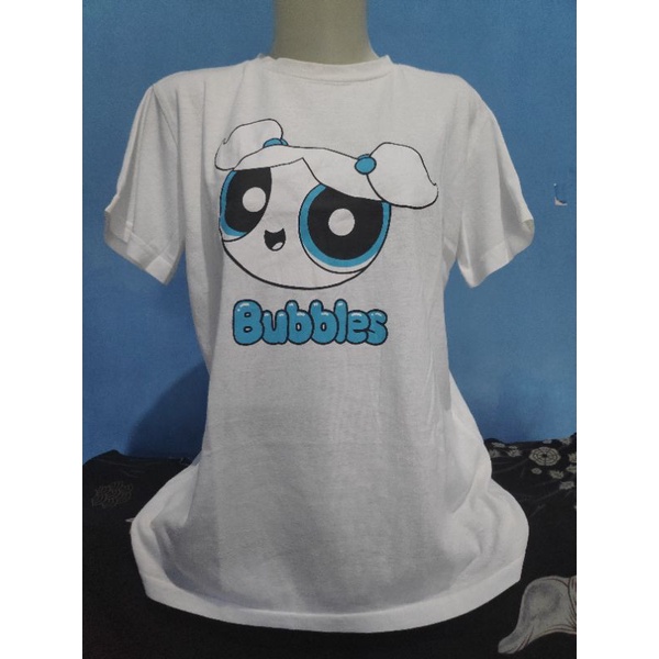 Kaos Preloved Power Puff Girl murah