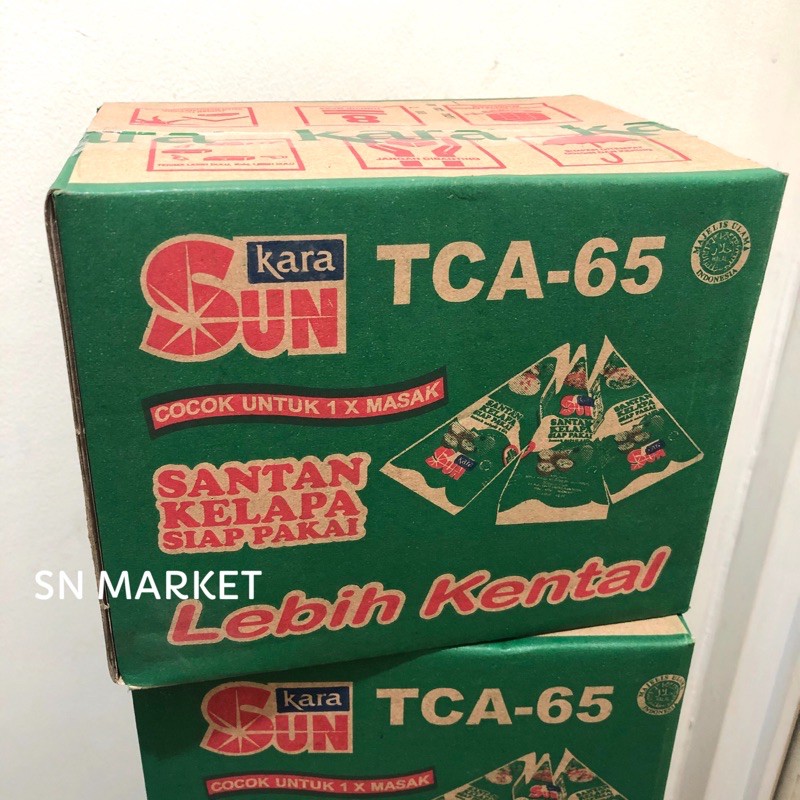 

SUN Kara Santan Kelapa Kerucut Krucut 65ml PER DUS (36Pcs)