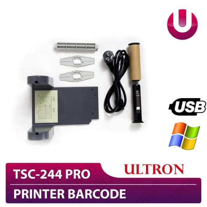 PRINTER BARCODE THERMAL LABEL DIRECT &amp; TRANSFER THERMAL TSC TTP244 PRO