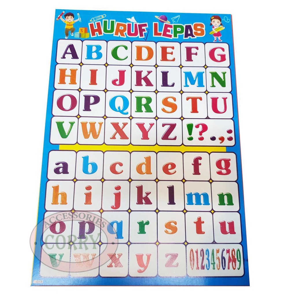 Belajar huruf abjad anak tk