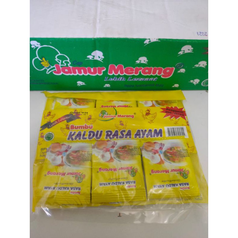 

Kaldu alami rasa ayam 1 dus kaldu alami cap jamur merang