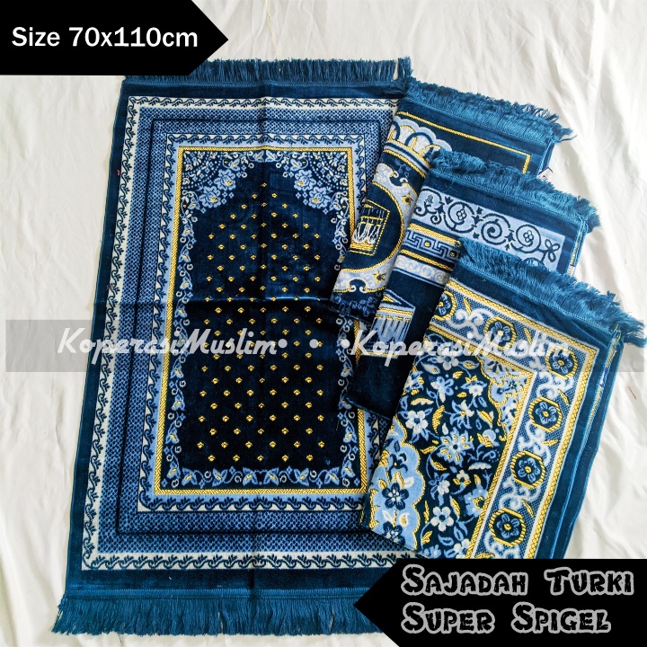 Sajadah Bulu Turkey ALIF Premium Spiegel 110 x 70 cm
