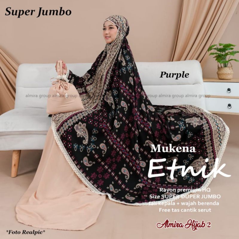 Mukena Etnik, ori berlabel Almira Hijab