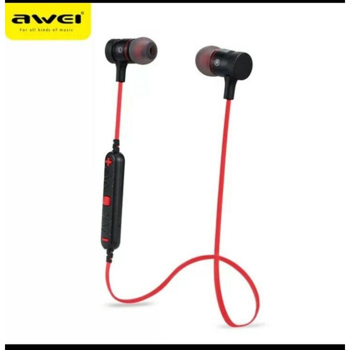 Headset Terbaru Awei A920BL Sport wireless headset bluetooth headset 4.0 - Hitam Headset gaming Head