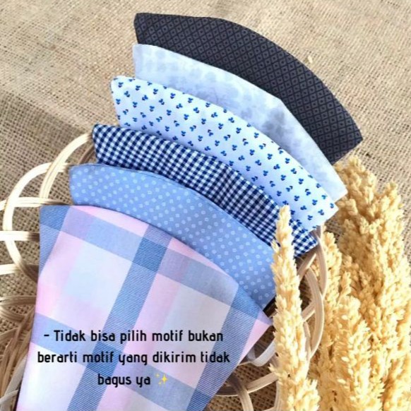 MASKER KAIN MOTIF LUCU HEADLOOP-MASKER KAIN HIJAB