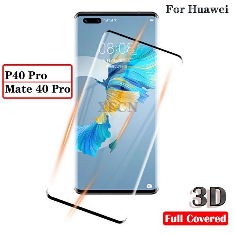 TAMPERED GLASS 5D HUAWEI P40/ P40 PRO / P40 PRO+/ MATE 40 PRO 3D CURVED