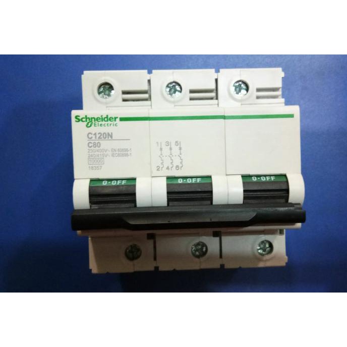 MCB 80A 3P C120N Schneider