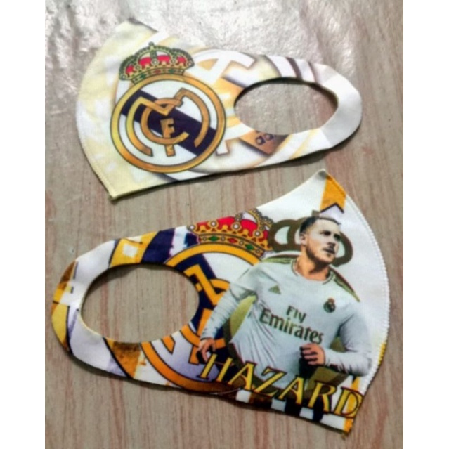 Masker Scuba Dewasa Motif Club Bola Fullprint Keren