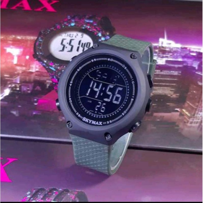 Jam Tangan SKYMAX Digital Original Pria & Wanita