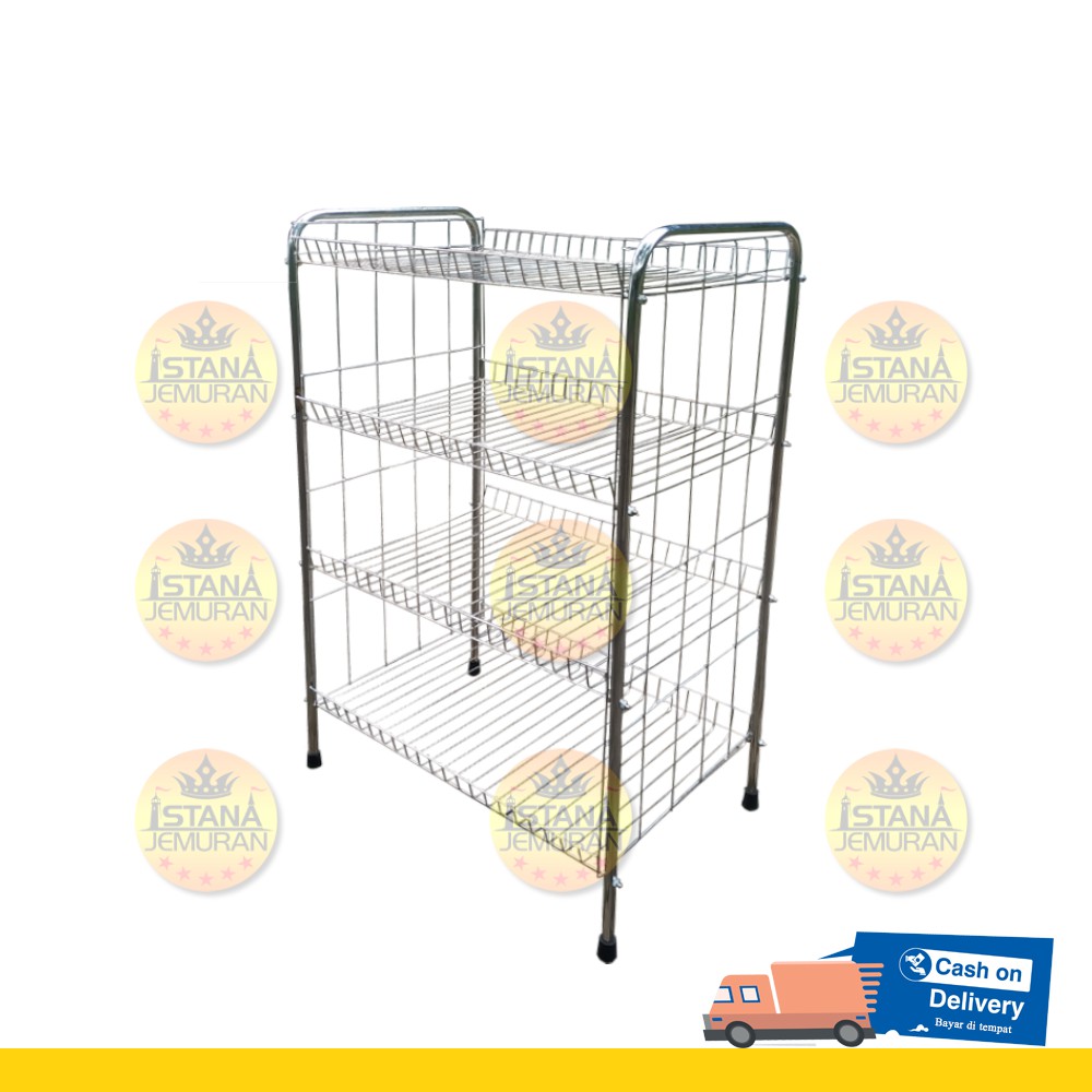 Rak Snack Chiki Serbaguna 4 susun Besi Besar