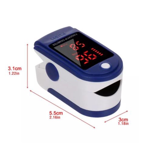 DF VZ037 Pulse Oximeter Oxymeter LK87 LK88 Alat Ukur Kadar Oksigen Darah Tekanan Darah