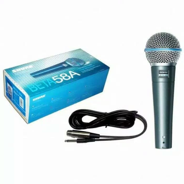 Microphone Kabel Shure Beta 58 A Dynamic Vokal