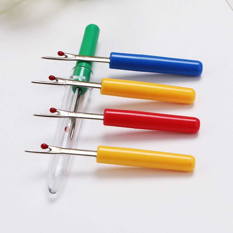 【Theredsunrisesiwy.id】Seam Ripper Stitch Unpicker Thread Cutter Sewing Cross Embroidery Remover Tools