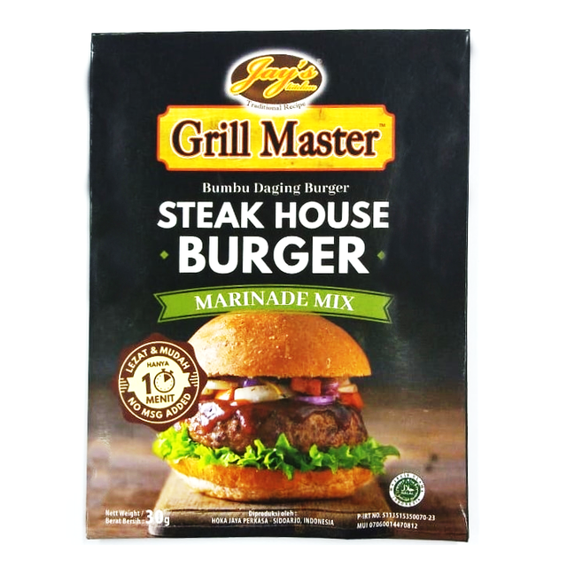 

UKRION-Jay'S Grill Master Steak House Burger Marinade Mix 30gr-ss
