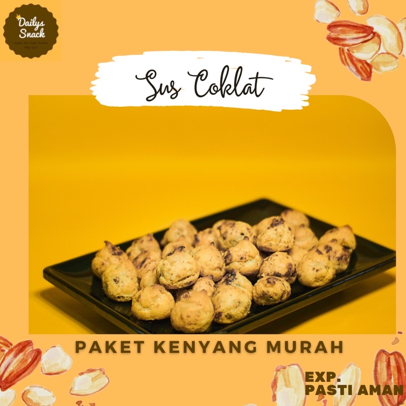 

SNACK KILOAN / MAKANAN RINGAN - SUS ISI COKLAT / BLUEBERRY