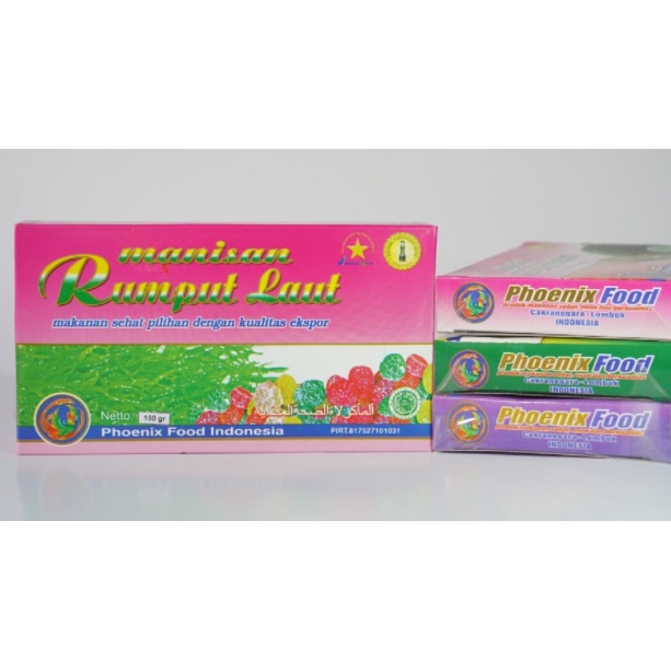 

Manisan Rumput Laut Phoenix Lombok Kotak 160 gr