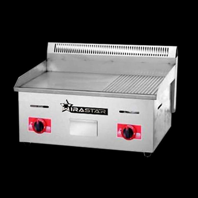 Gas Griddle Wirastar GRD-G722 Pemanggang Daging Steak 1/3 Grooved hitech99