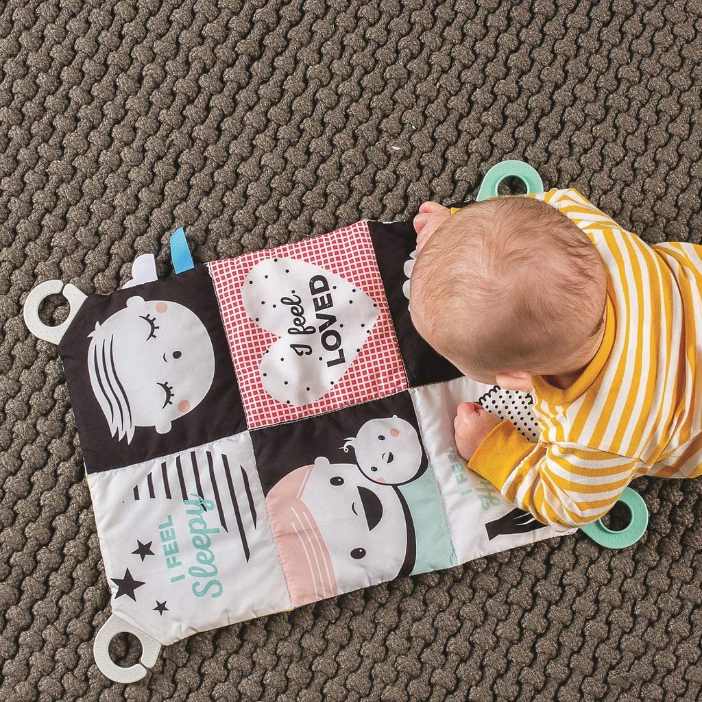 Taf Toys My Feelings Crinkle Toy TafToys Rattle Toys Mainan Gigitan Suara Anak Bayi Motorik Baby Kid Buku Sensory-5