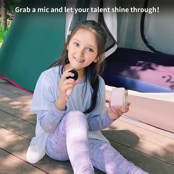 DIVOOM FAIRY-OK - Portable Bluetooth Speaker with Microphone Karaoke - Speaker Bluetooth Portabel lengkap dengan Mikrofon dari DIVOOM