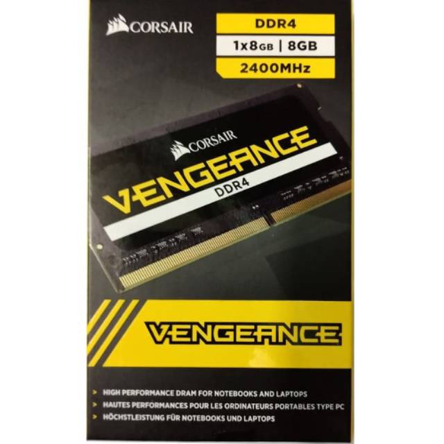 ram Corsair 8gb ddr4 pc2400mhz