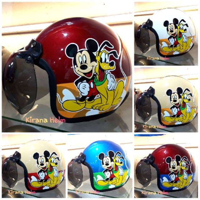 Helm Bogo Original - Bivi Karakter Mickey