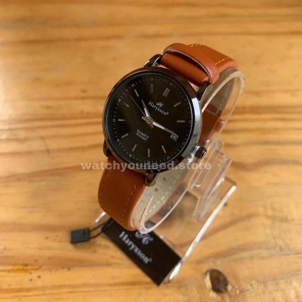 Jam Tangan Wanita Haryxson Jam Tangan Mewah Jam Tangan Kasual Jam Original Anti Air Tali Kulit