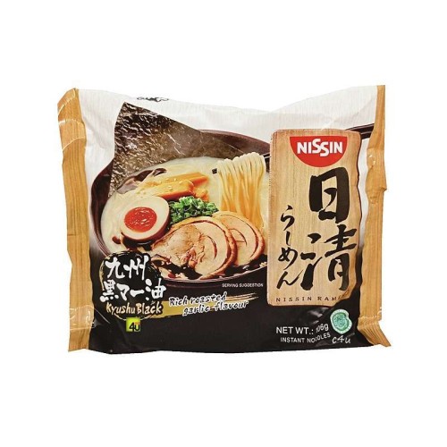 

Mie Nissin Ramen Kyushu Black Rich Roasted Garlic Flavour 106 Gram