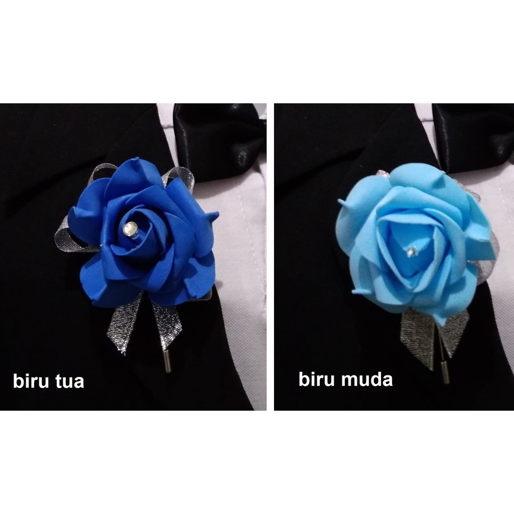 606 Corsage Aneka Warna pengantin laki-laki Korsase pin tusuk