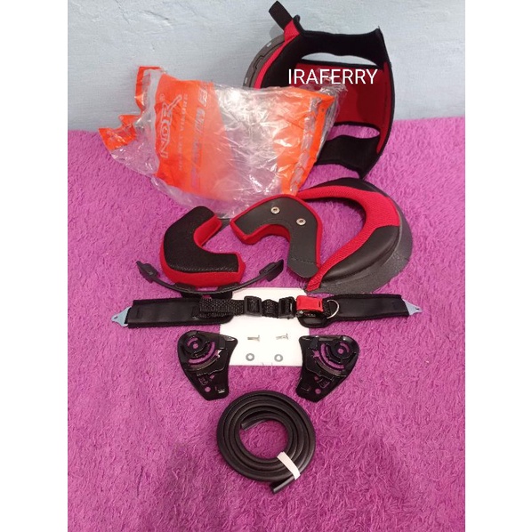 Jual Busa Helm Kyt Dj Maru Fullset Kancing Besi Kancing Plastik