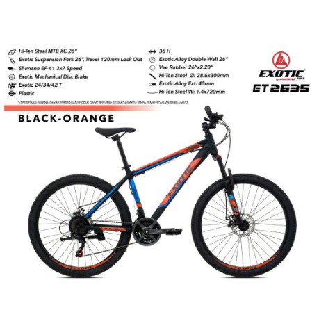Sepeda Gunung / MTB 26" Exotic 2635