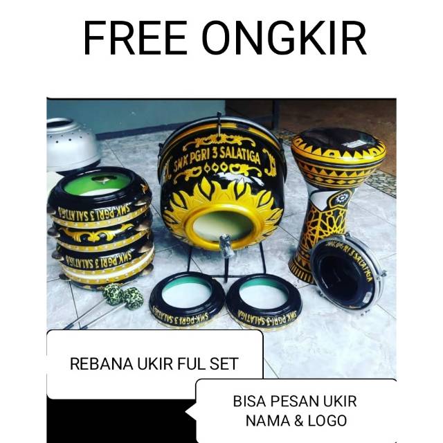 REBANA produk jepara full set FREE ONGKIR