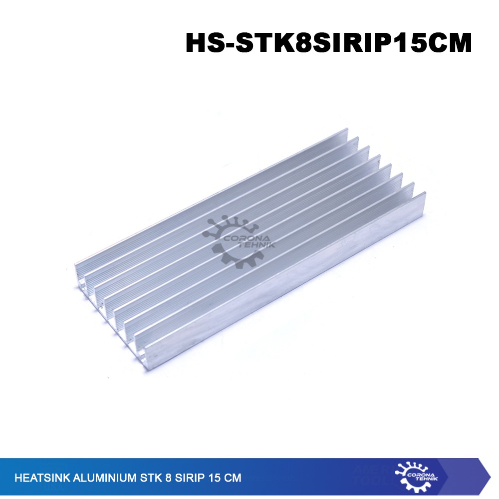 Heatsink STK - 8 Sirip - 15 cm Alumunium