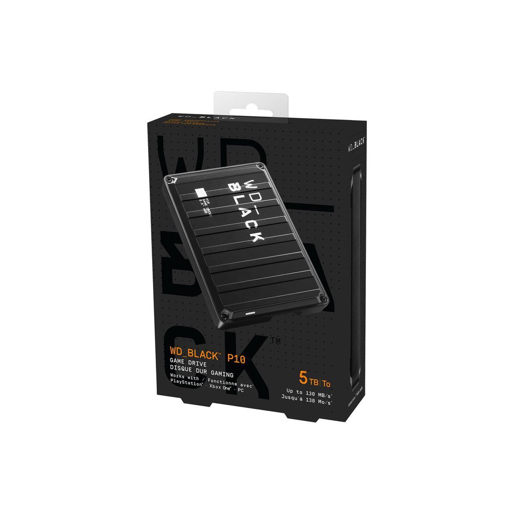 WD BLACK 5TB P10 Game Drive Portable External Hard Drive