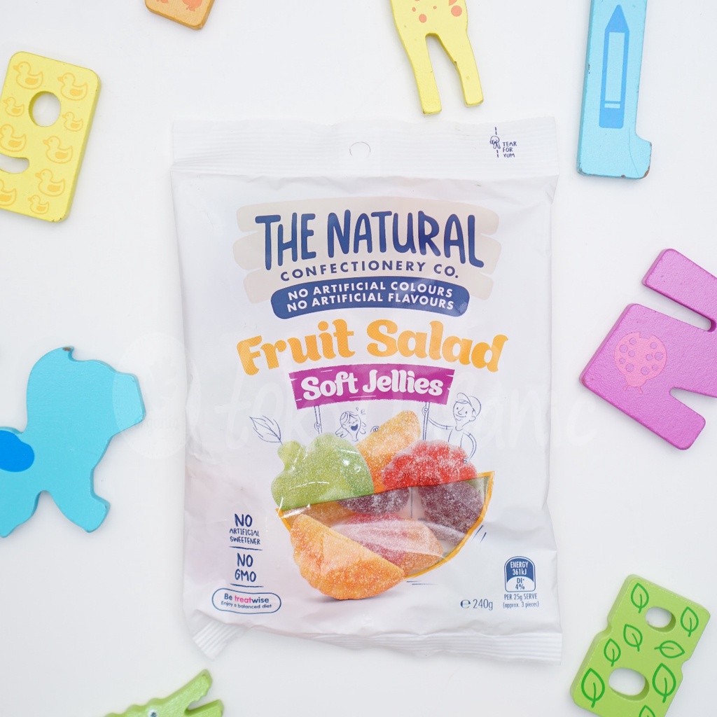

Fruit Salad Soft Jellies 240gr - The Natural Confectionery Co