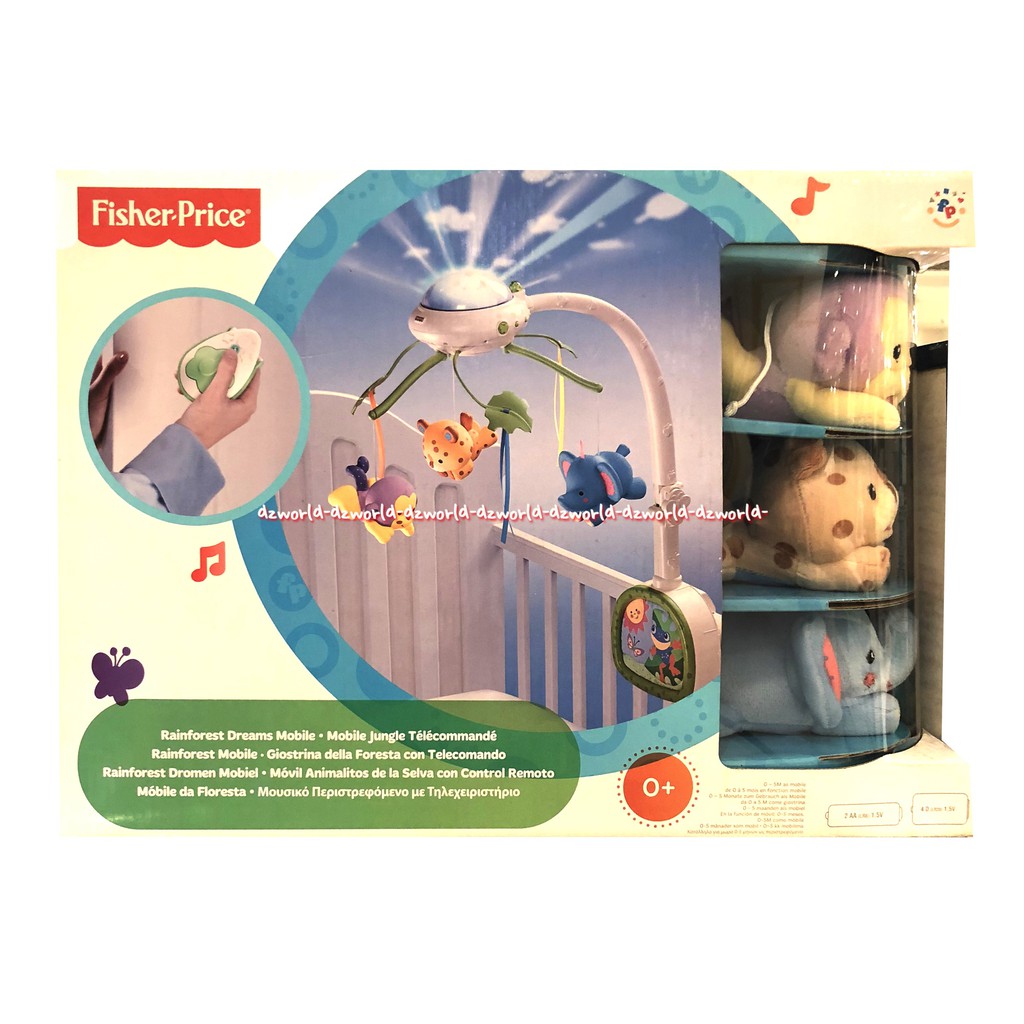 Fisher Price Rainforest Dream Mobile Mainan Hias Untuk Box Bayi