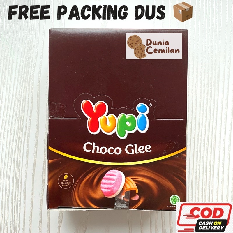 [TERMURAH!!] Yupi Choco Glee 1pak isi 24pcs - Permen nikmat enak diskon termurah