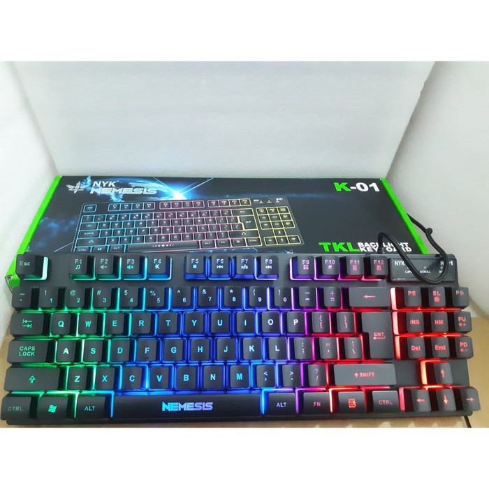 keyboard gaming NYK K-01 TKL RGB gaming keyboard NYK K01