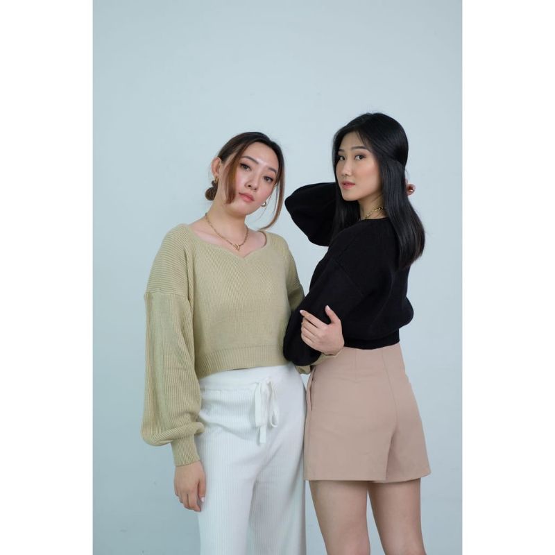 FX SHOP SWEATER NESSYA RAJUT PREMIUM / SW ATHALIA