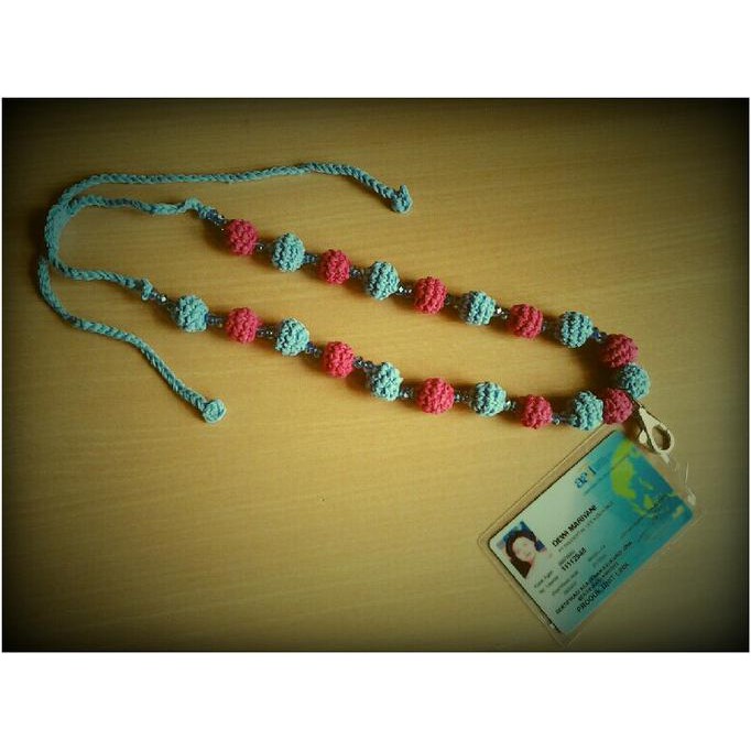 

Ready# Tali Name Tag, Kalung, Rajutan