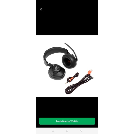 JBL Quantum 400 Over- Ear Geaming Headset