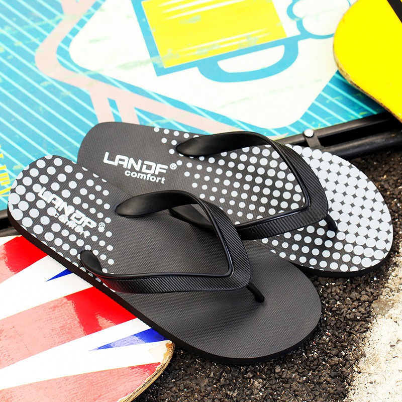 Sandal Jepit Pria Lembut Versi Korea Musim Panas Sandal Cowok Non-Slip High Quality Tidak Mudah Gembos