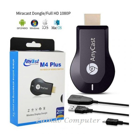 HDMI DONGLE ANYCAST M4 PLUS WIRELESS WIFI, WIFI DISPLAY TV DONGLE