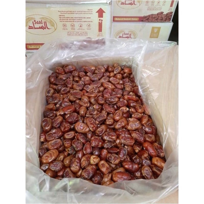 kurma khalas Al saad super 10kg/kurma khalas daging lembut/kurma kholas/khalas/kurma