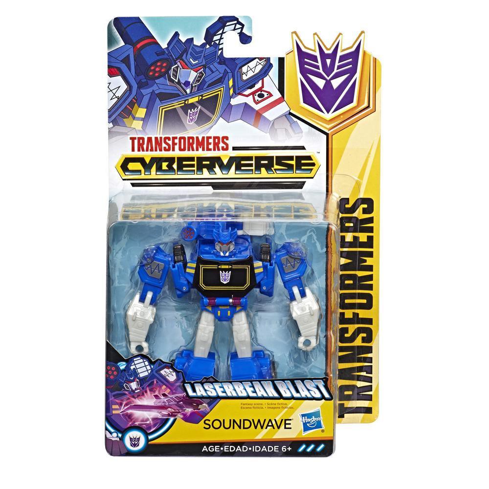 Transformers Cyberverse Warrior Class Soundwave Laserbeak Blast