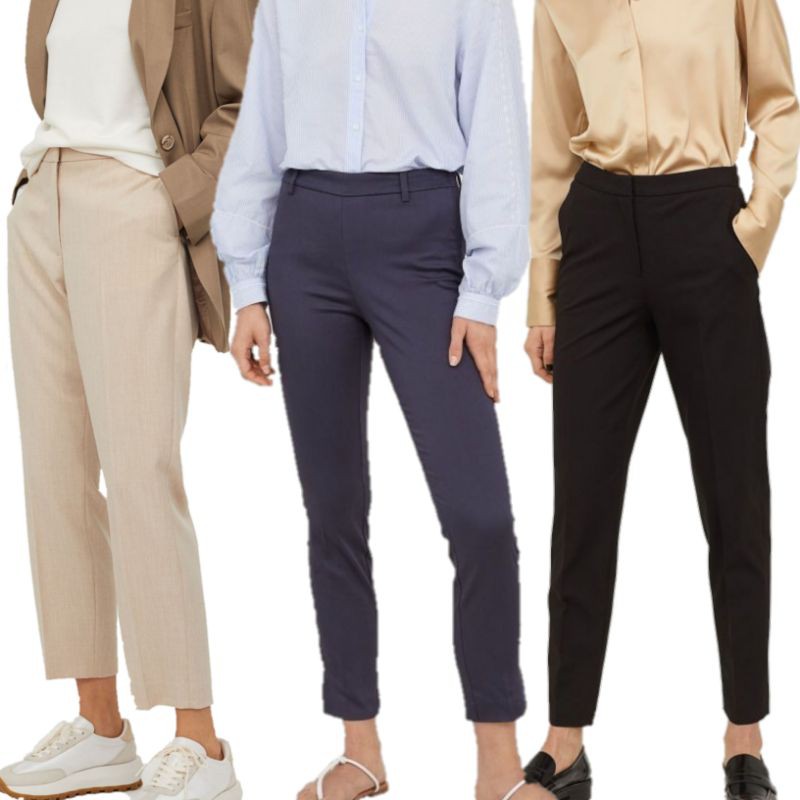  CELANA  H M Wanita  chino pants Trousers  Pants woman hnm 