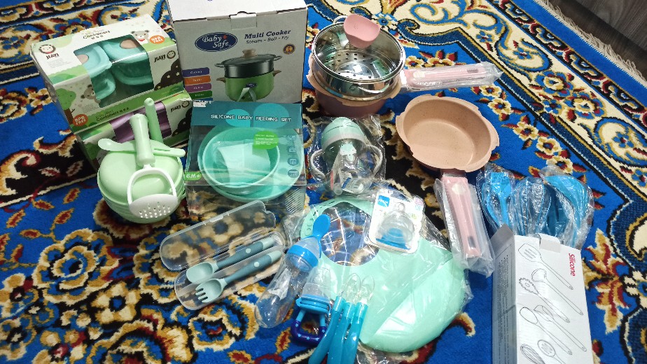 Sutil Silikon Utensil Set 10 Pcs Spatula Tahan Panas Peralatan Masak