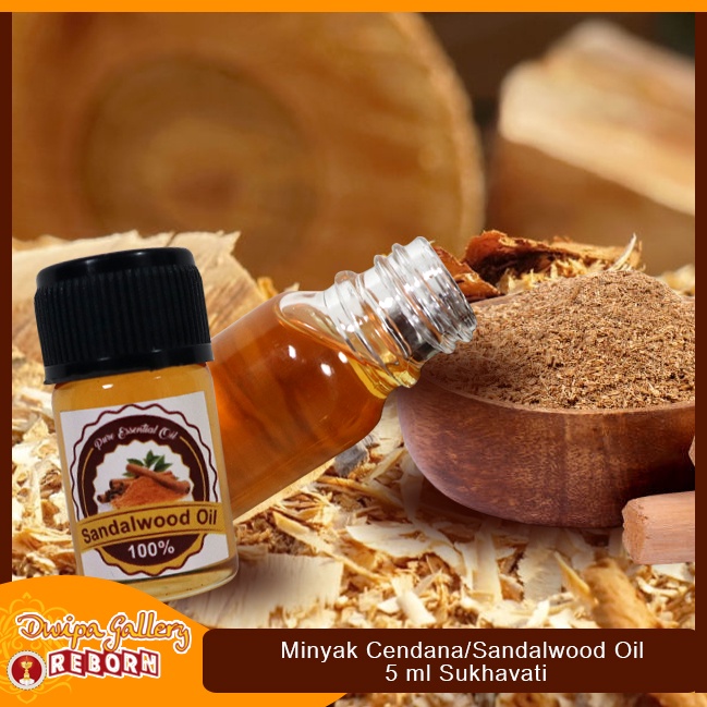 Minyak Cendana Kupang / Sandalwood oil 5 ml Sukhavati 100% Murni